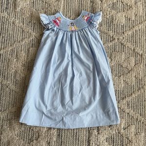 Smocked princess dress